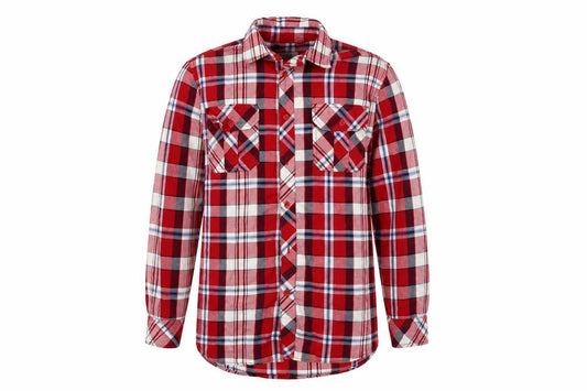 Cedarwood State Mens Red Check Button-Up Size S