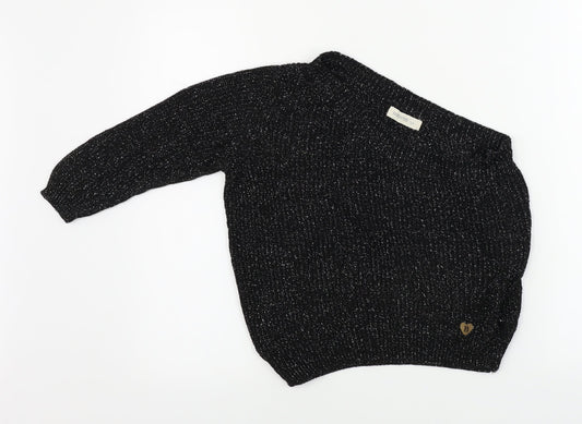 brownie  Womens Black   Pullover Jumper Size M