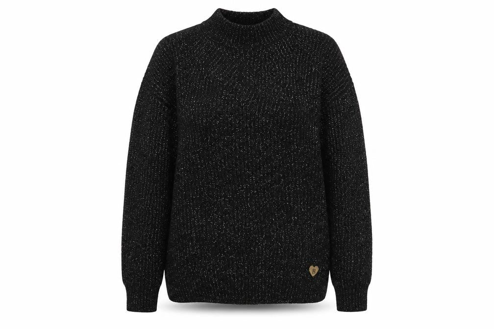 brownie  Womens Black   Pullover Jumper Size M