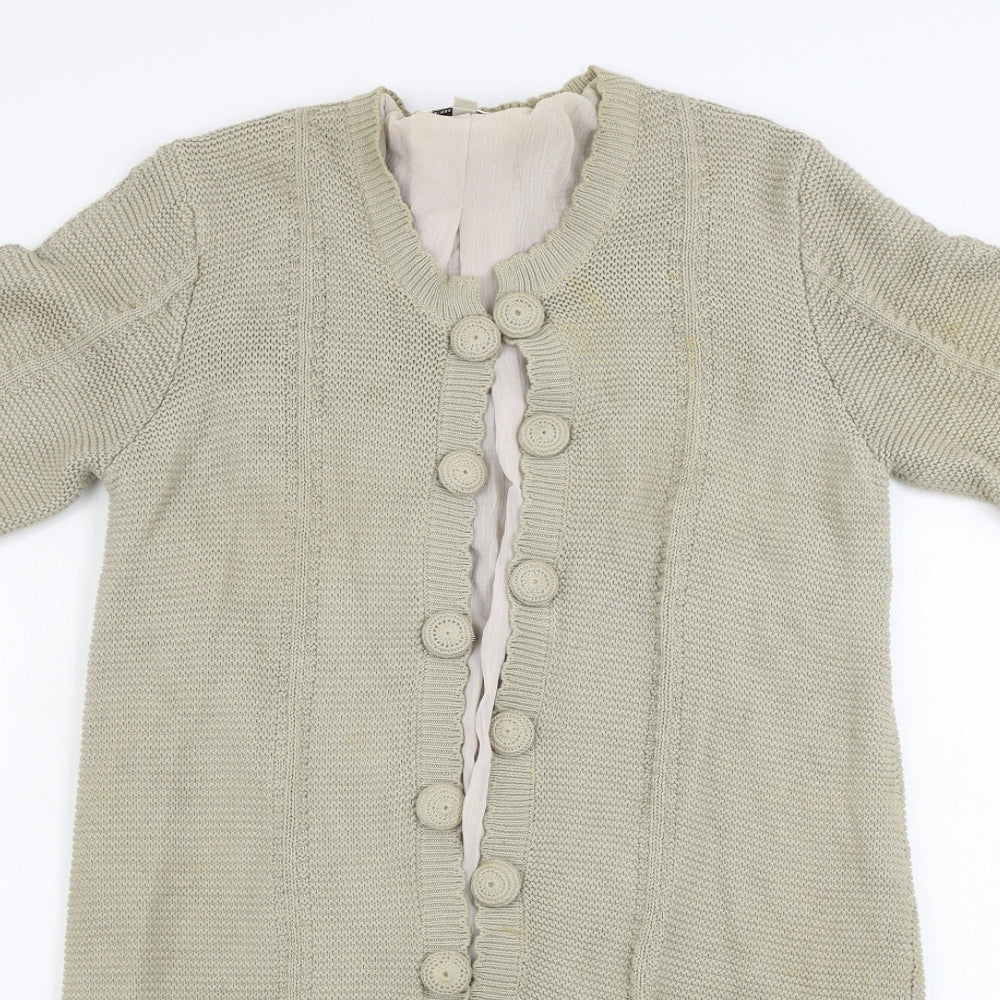 DAY Womens Beige   Cardigan Jumper Size M