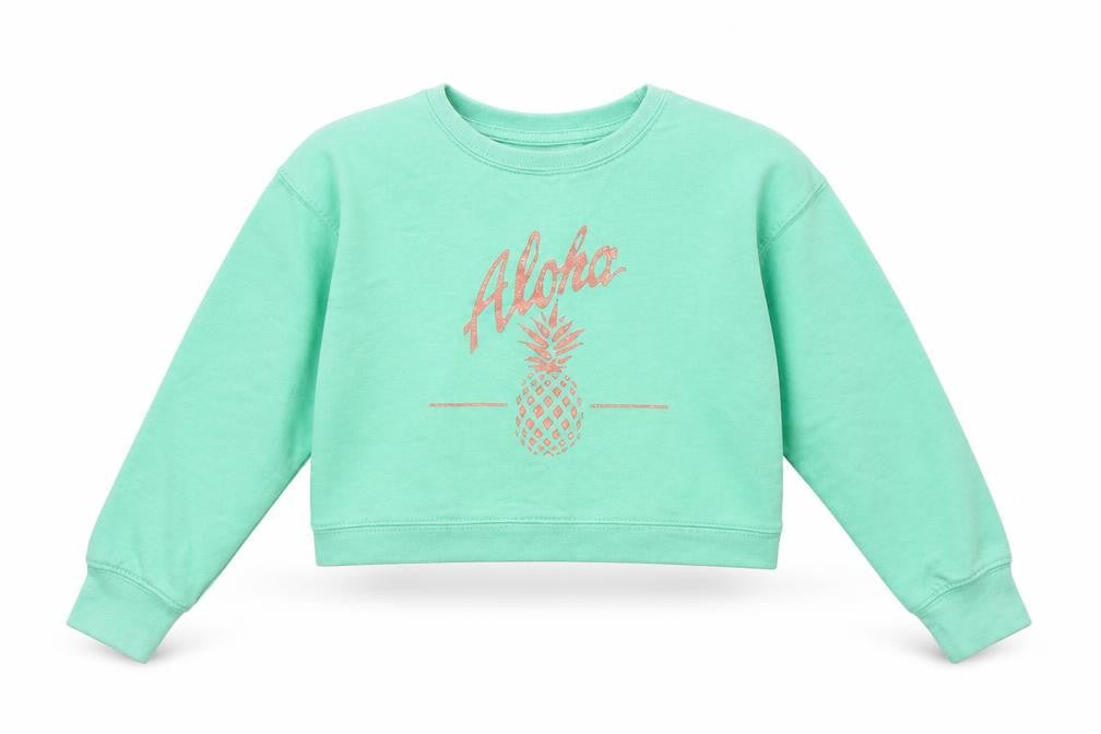 HAPPER GIRL Boys Green   Pullover Jumper Size 5-6 Years