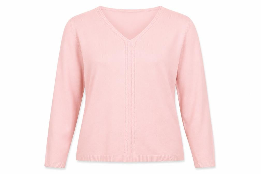 Debbie Morgan Womens Pink   Pullover Jumper Size XL