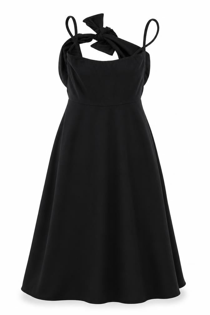 PRETTYLITTLETHING Womens Black   Fit & Flare  Size 10