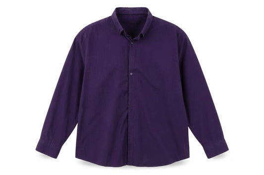 Jacamo Mens Purple Houndstooth   Button-Up Size XL