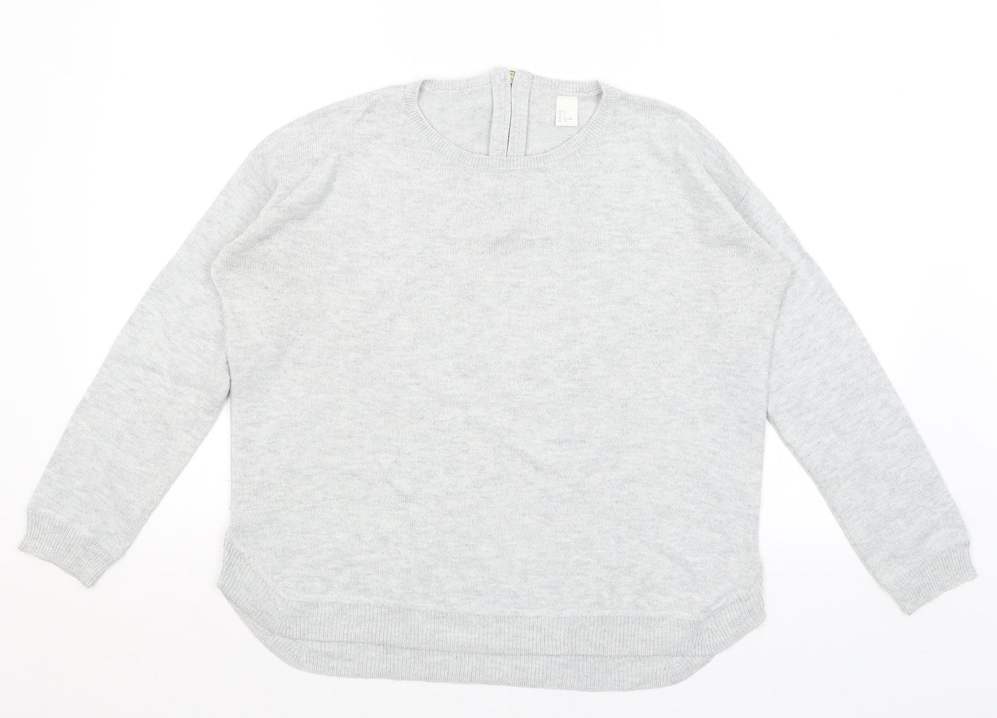 H&M Womens Grey   Pullover Jumper Size S