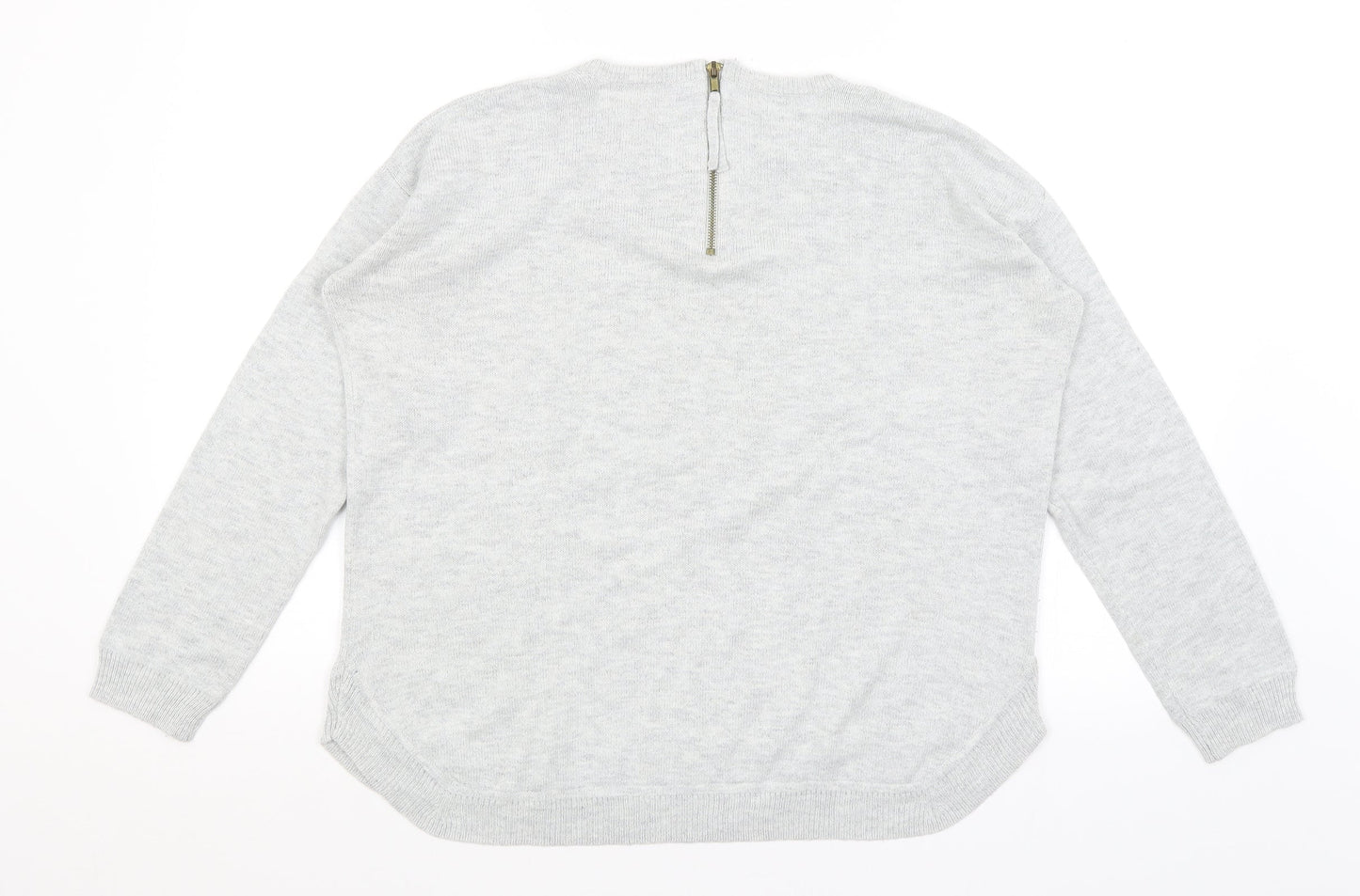 H&M Womens Grey   Pullover Jumper Size S