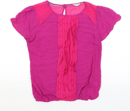 Per Una Womens Pink   Basic T-Shirt Size 12