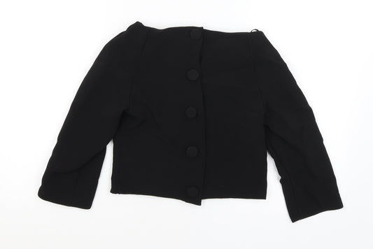 Heroines Womens Black   Jacket Blazer Size 8