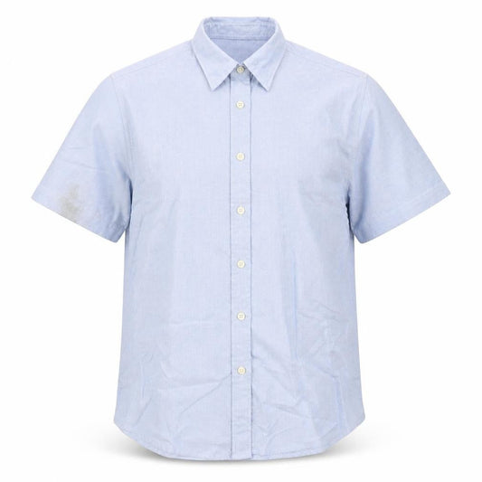 Henbury Mens Blue    Button-Up Size M