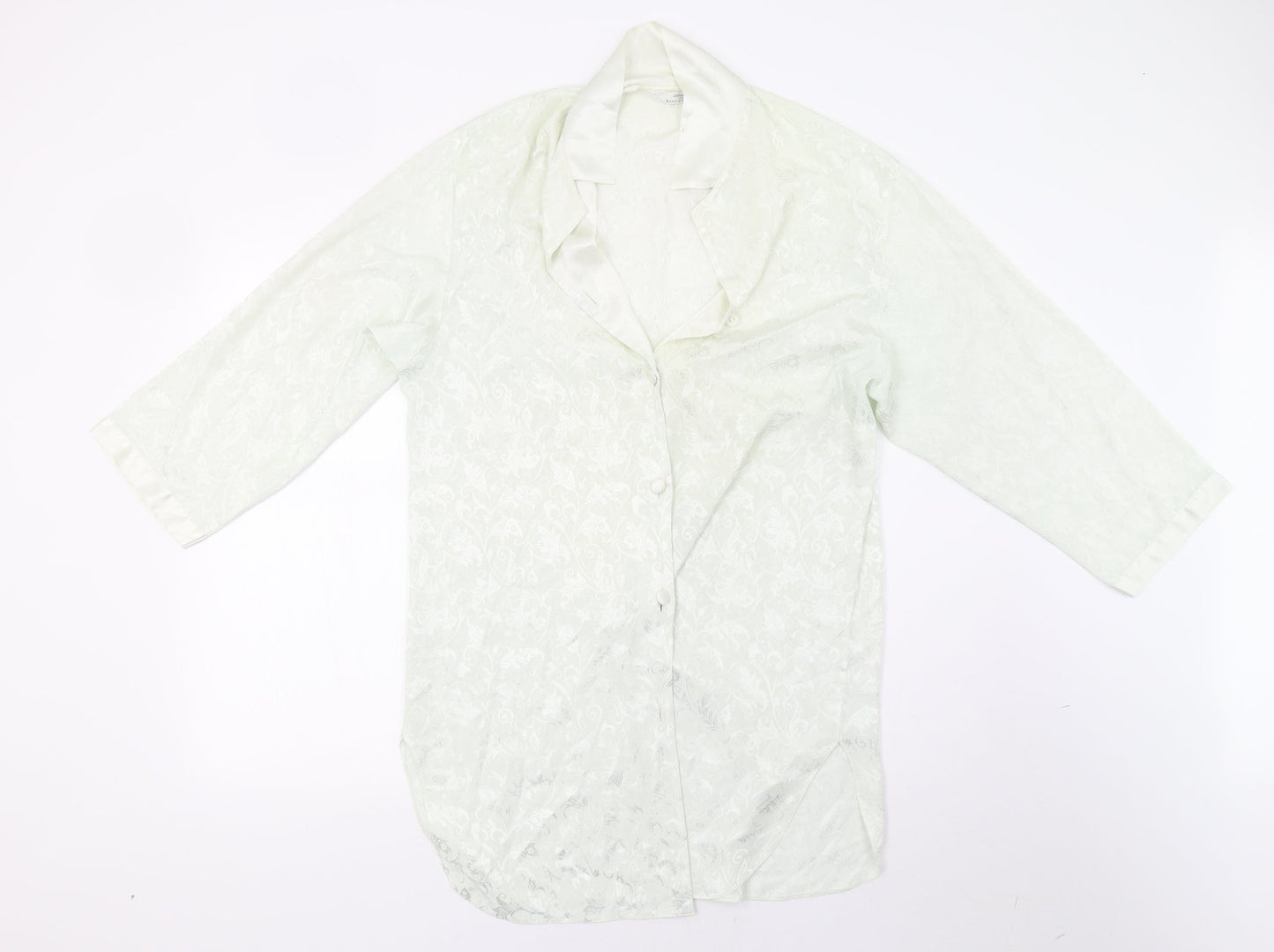 Marks and Spencer Womens Green    Pyjama Top Size 14