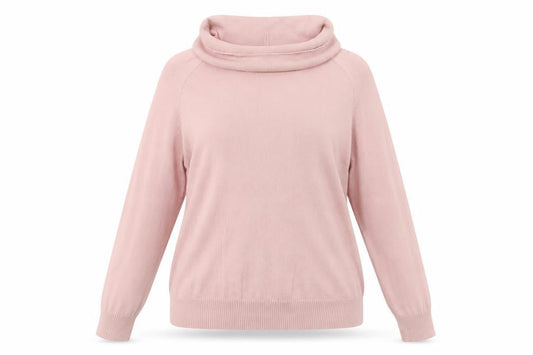 alessa w Womens Pink  Knit Pullover Sweatshirt Size 16