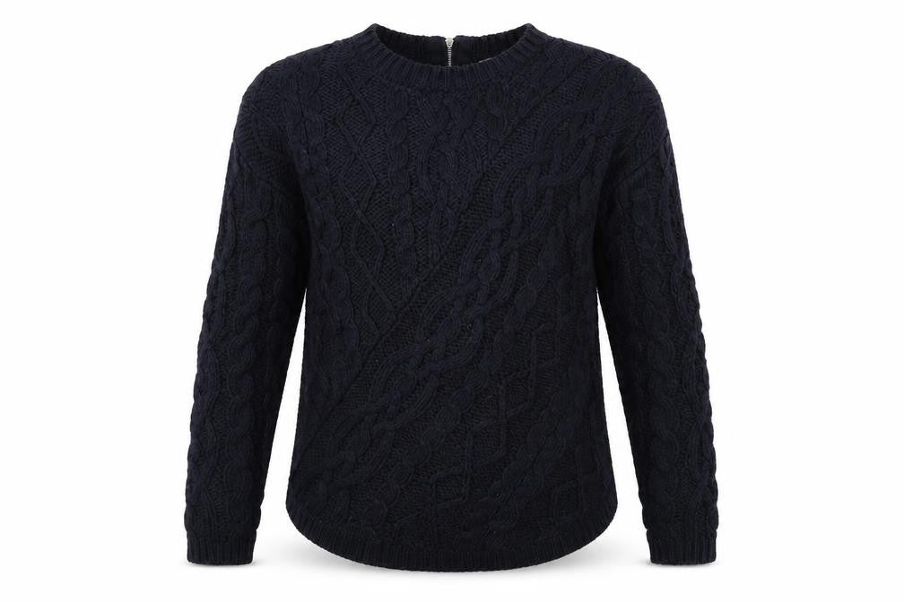 Sainsburys Womens Blue  Knit Pullover Sweatshirt Size 12