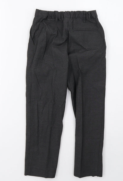 Back view of TU boys’ grey trousers, size 6, years