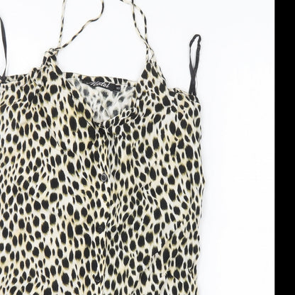 Motel Rocks Womens Multicoloured Animal Print  Basic Tank Size XS