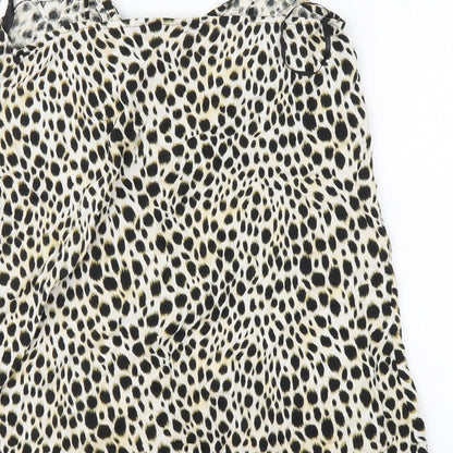 Motel Rocks Womens Multicoloured Animal Print  Basic Tank Size XS