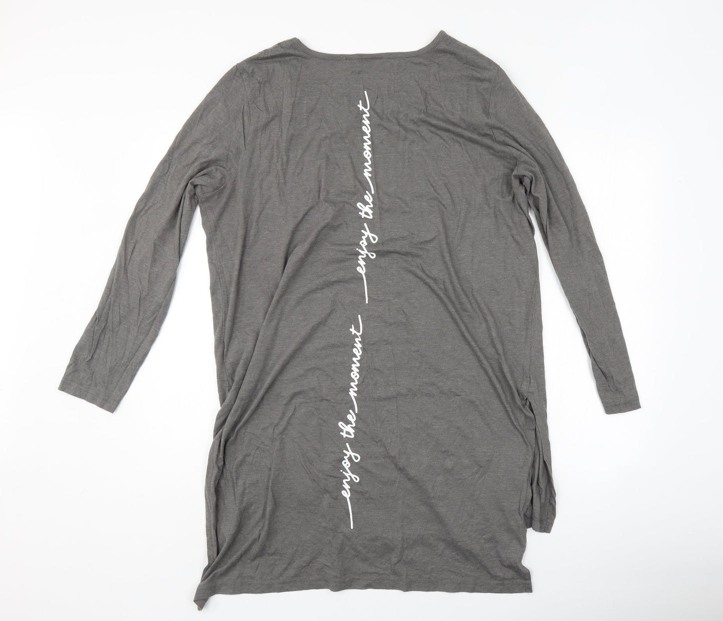 Rainbow Womens Grey   Basic T-Shirt Size L