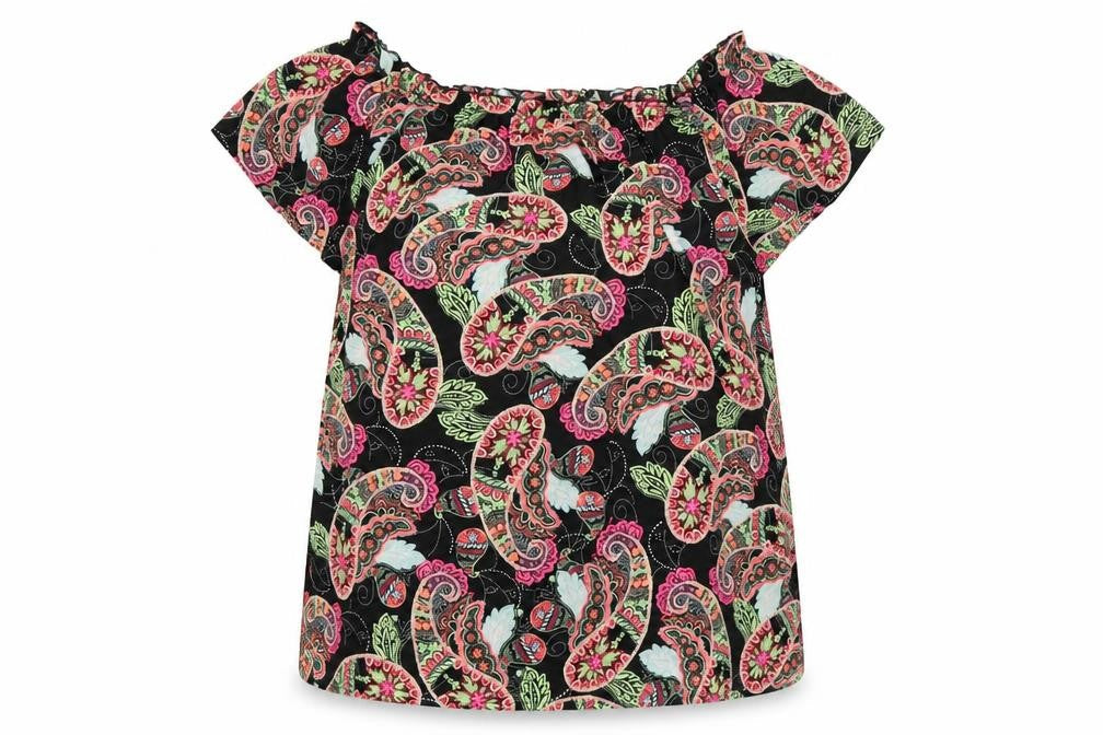Pep & co Womens Multicoloured Geometric  Basic Blouse Size 16