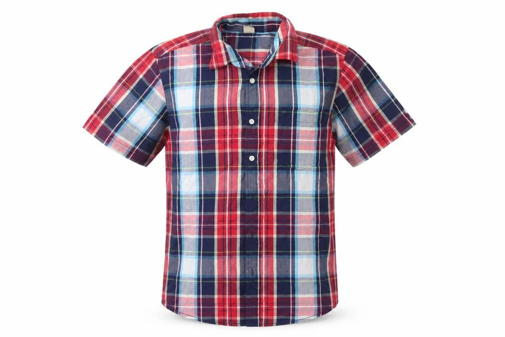Oak Valley Mens Multicoloured Check   Button-Up Size S