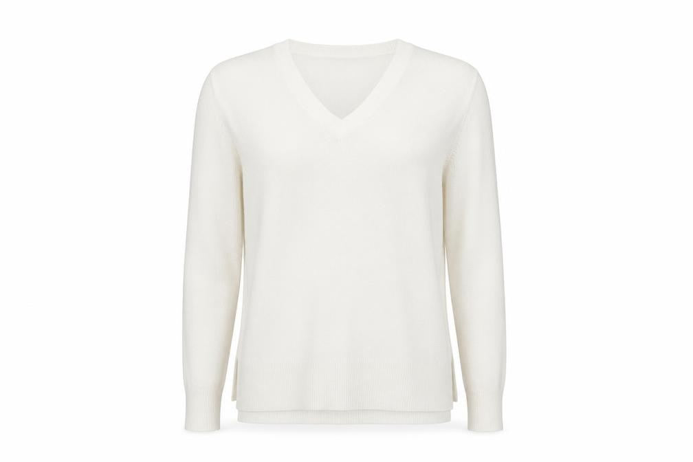 Primark Womens White   Pullover Jumper Size M