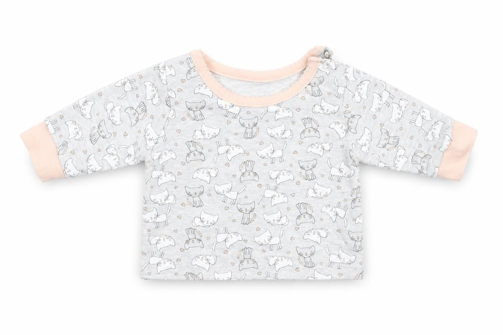 Primark Boys Grey Animal Print  Basic T-Shirt Size 0-3 Months