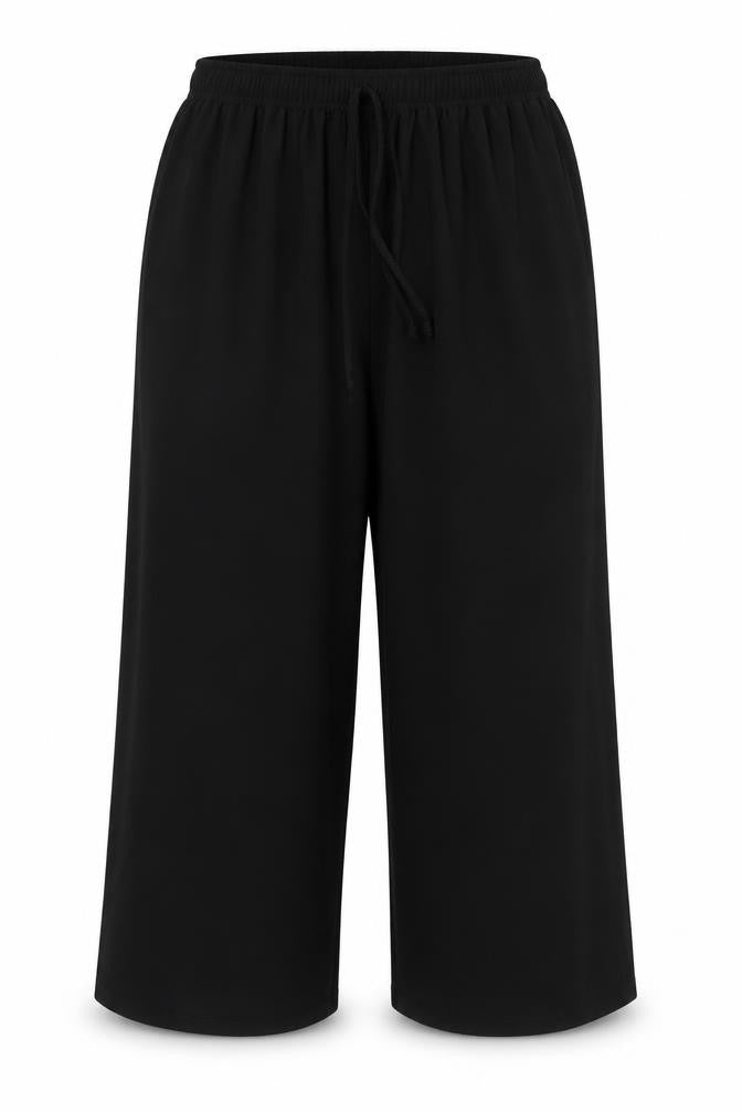 Preworn Womens Black   Cropped Trousers Size 2XL L23 in