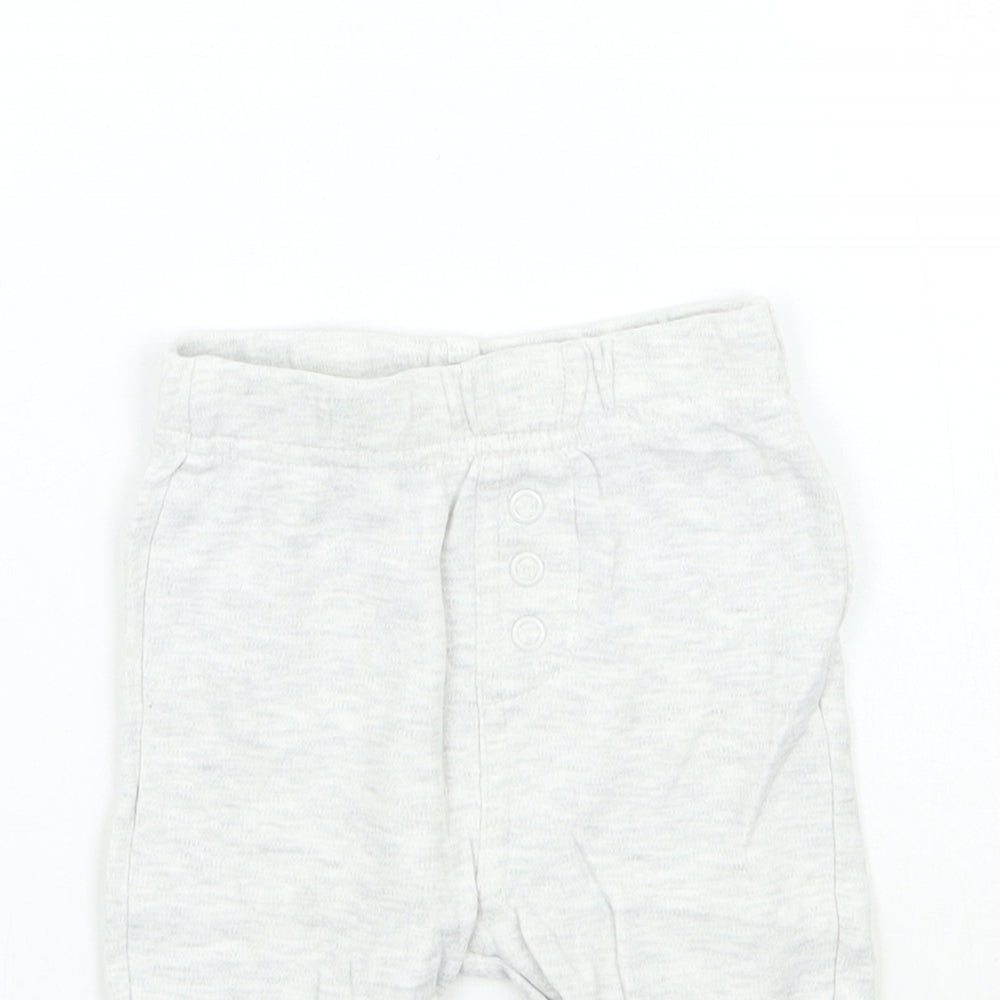 George Girls Grey   Sweatpants Trousers Size 3-6 Months