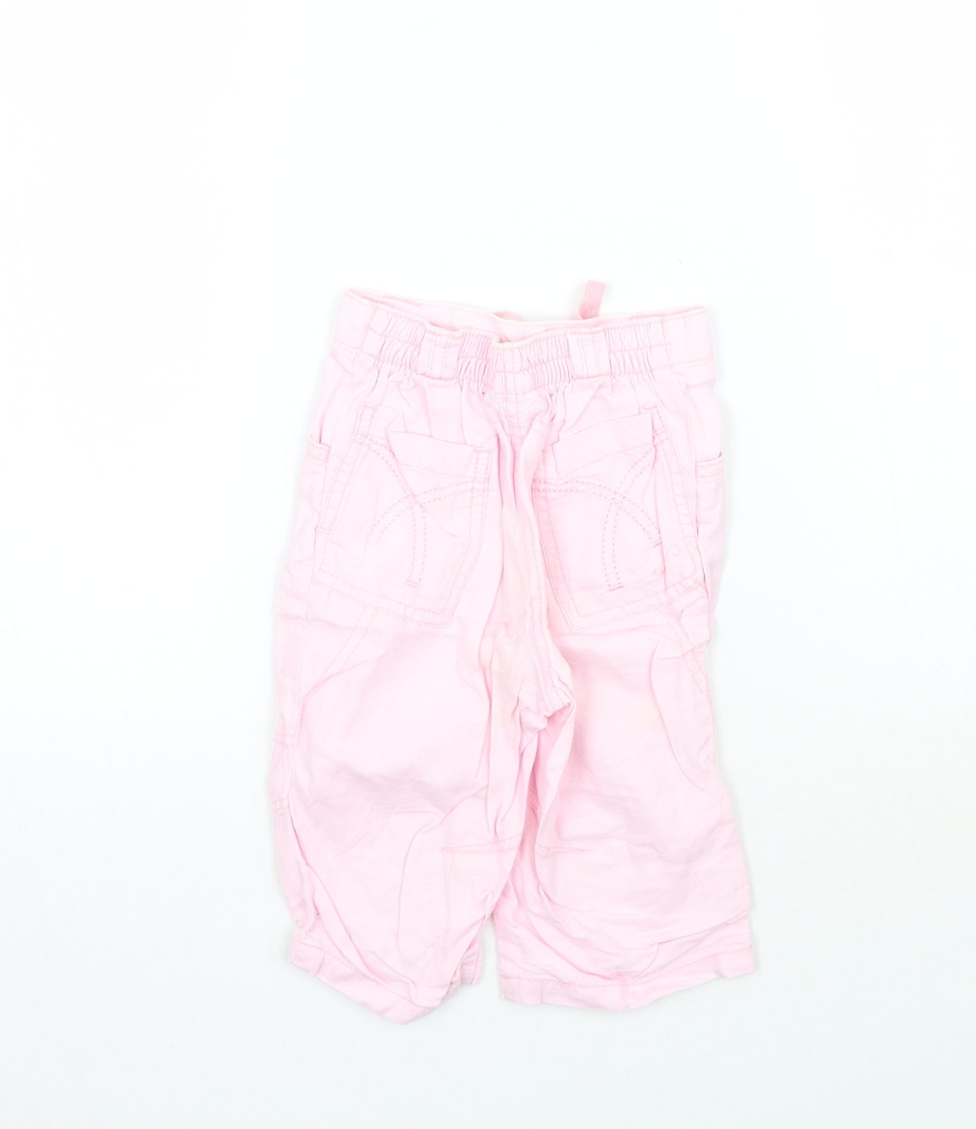 NEXT Girls Pink   Capri Trousers Size 12-18 Months