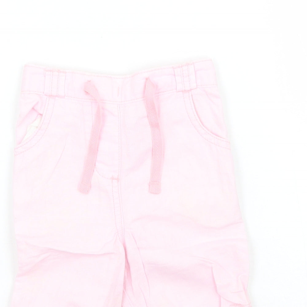 NEXT Girls Pink   Capri Trousers Size 12-18 Months
