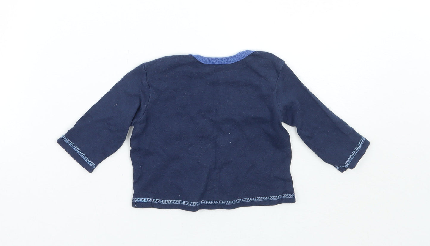 George Baby Blue   Basic T-Shirt Size 0-3 Months