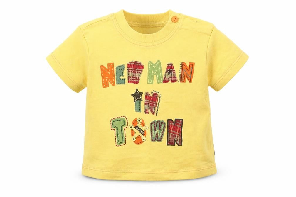 Cherokee Boys Yellow   Basic T-Shirt Size 0-3 Months