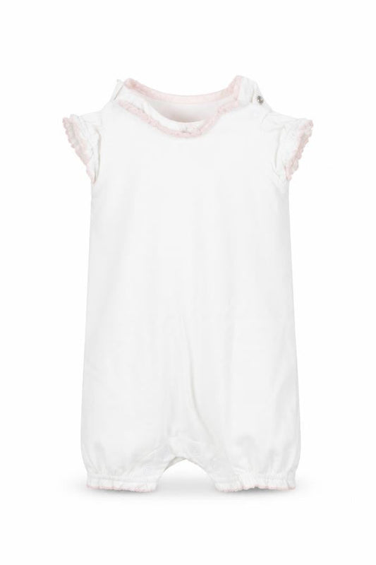 Mammas & Pappas Girls White   Babygrow One-Piece Size 0-3 Months