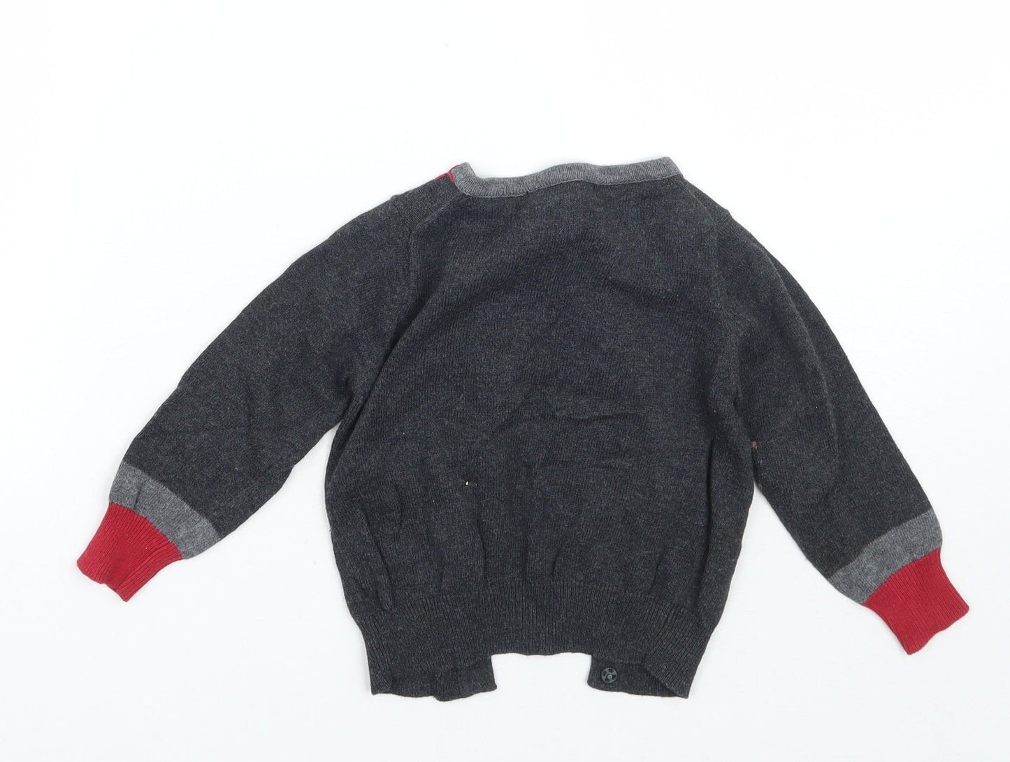 Shrinking Violet Girls Grey   Cardigan Jumper Size 12-18 Months