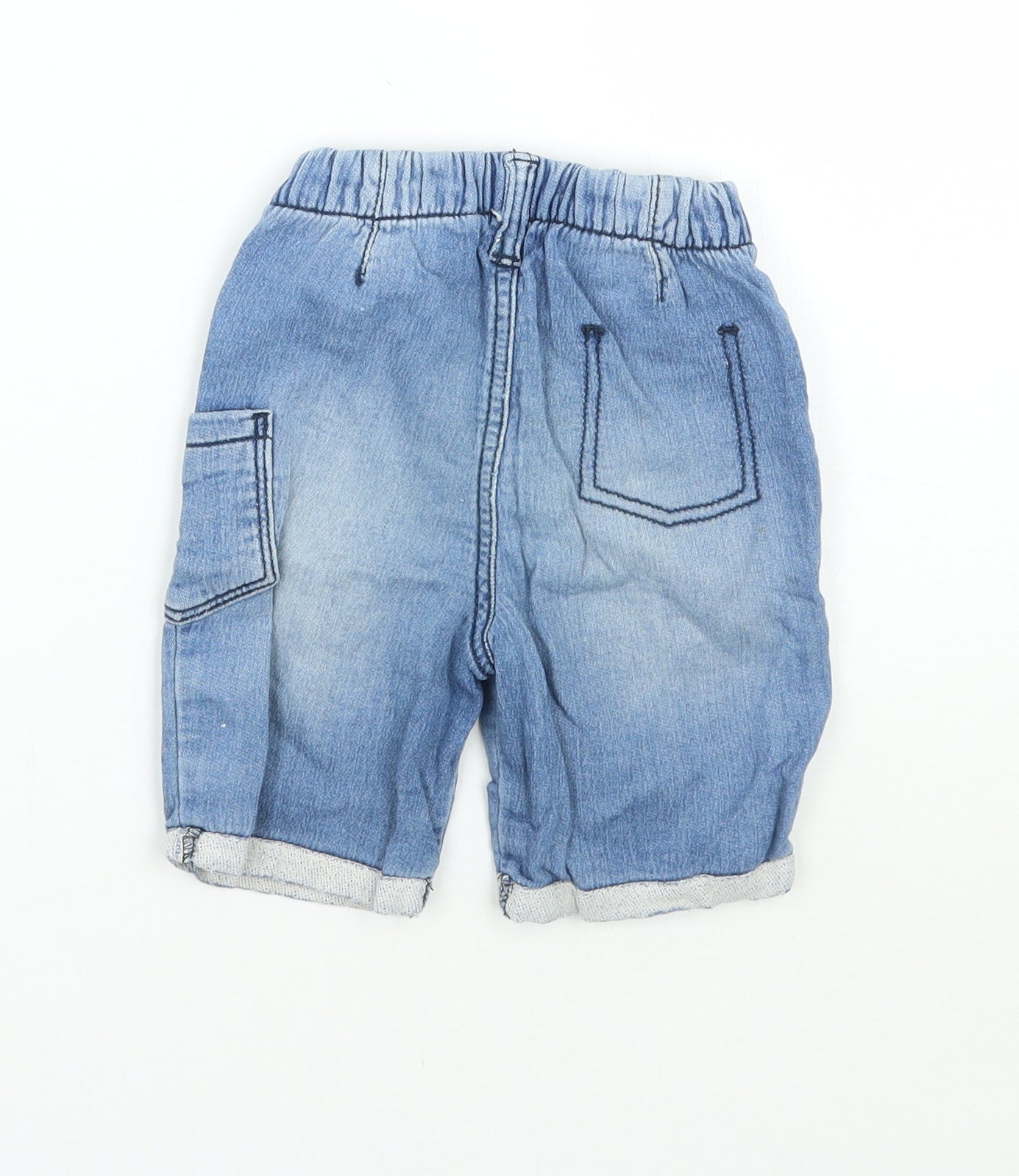 Nutmeg Boys Blue   Cargo Jeans Size 9-12 Months