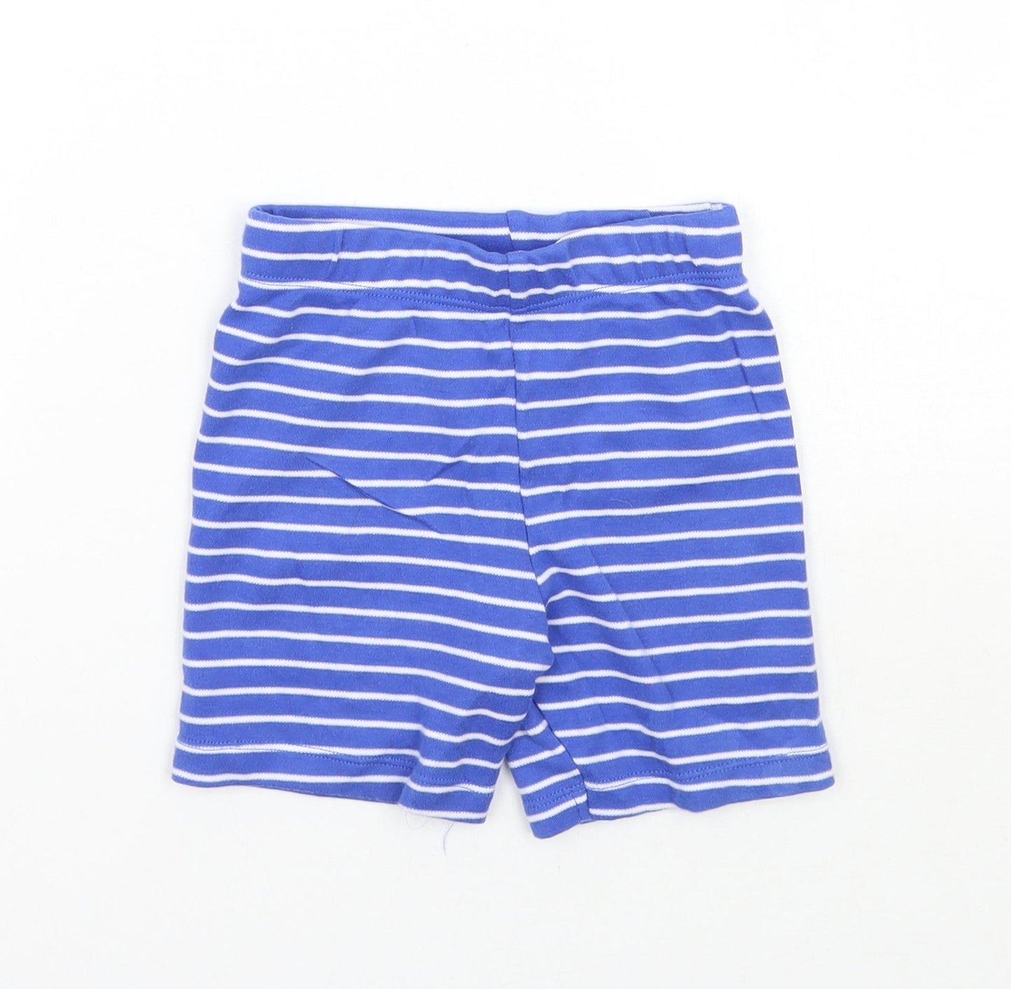 F&F Baby Blue Striped  Cropped Trousers Size 6-9 Months