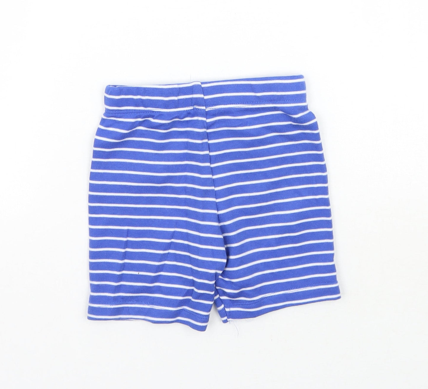 F&F Baby Blue Striped  Cropped Trousers Size 6-9 Months