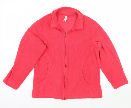 Marks and Spencer Womens Pink   Jacket Coat Size 16