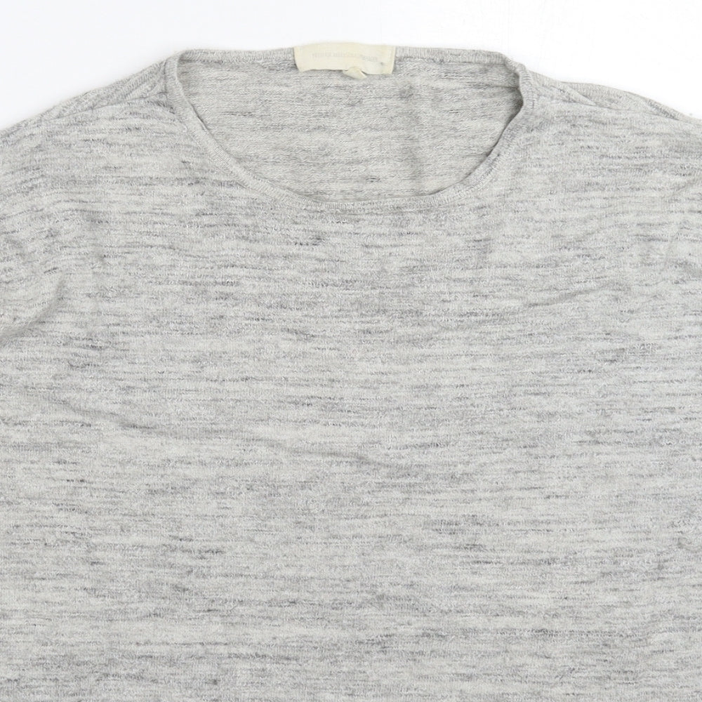Frederik Anderson Womens Grey  Knit Pullover Jumper Size XL