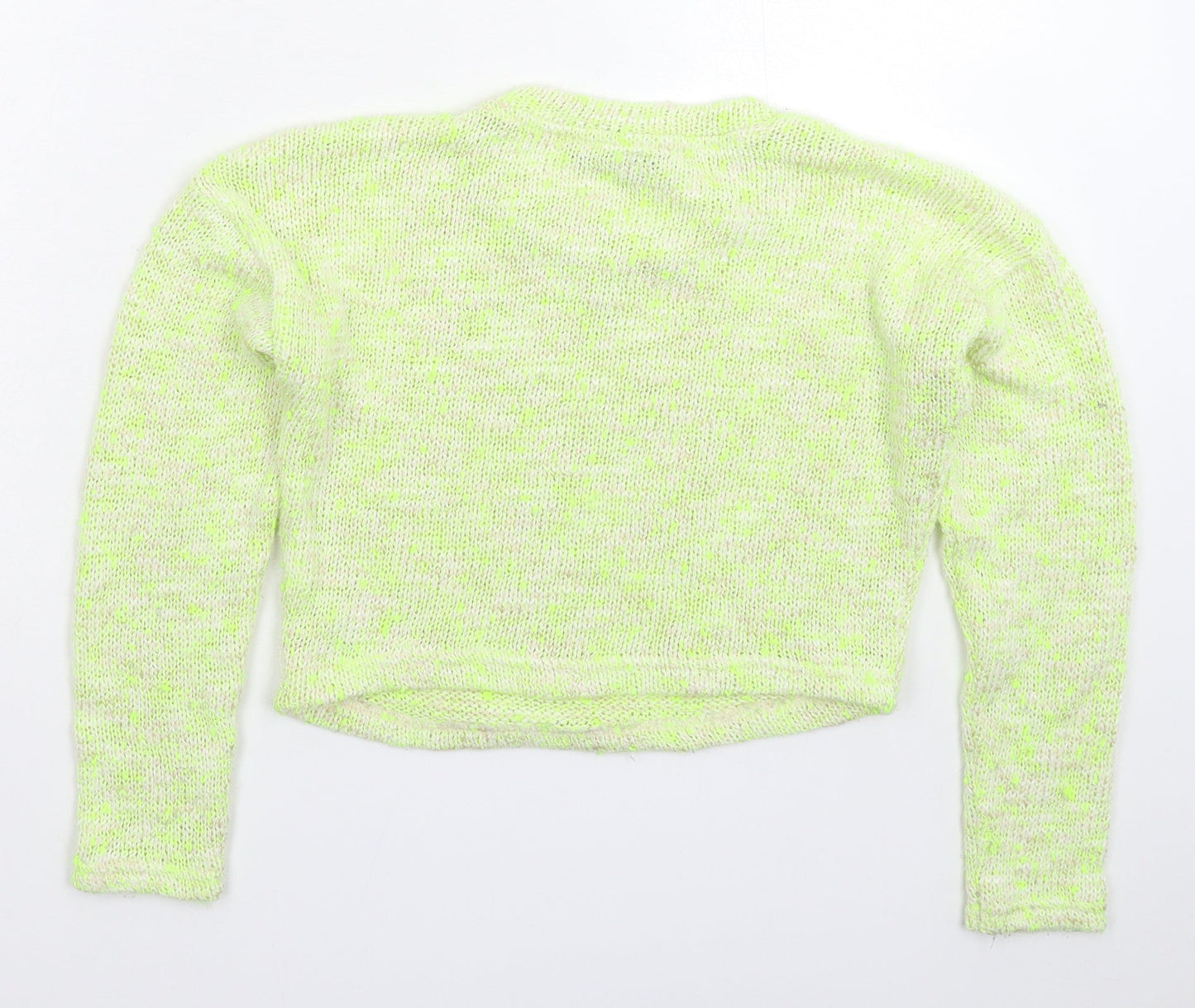 New Look Girls Green  Knit Pullover Jumper Size 12-13 Years