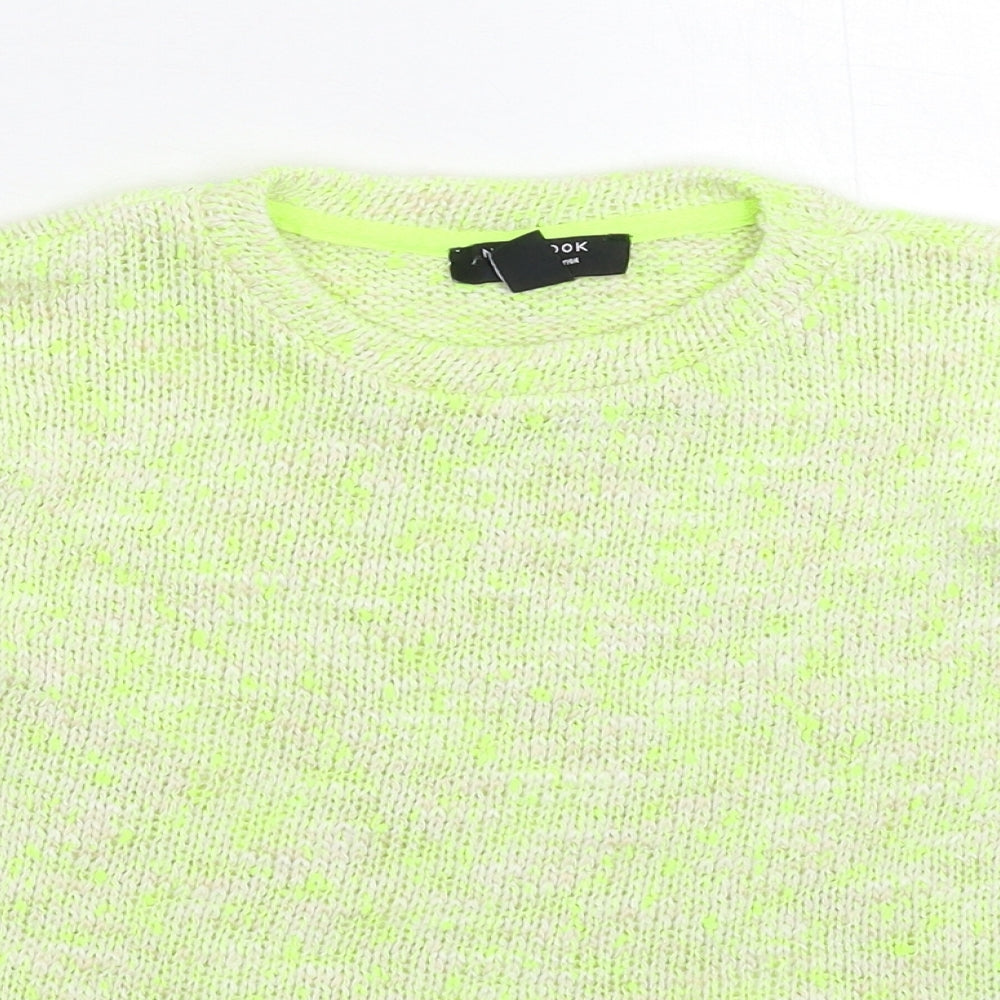 New Look Girls Green  Knit Pullover Jumper Size 12-13 Years