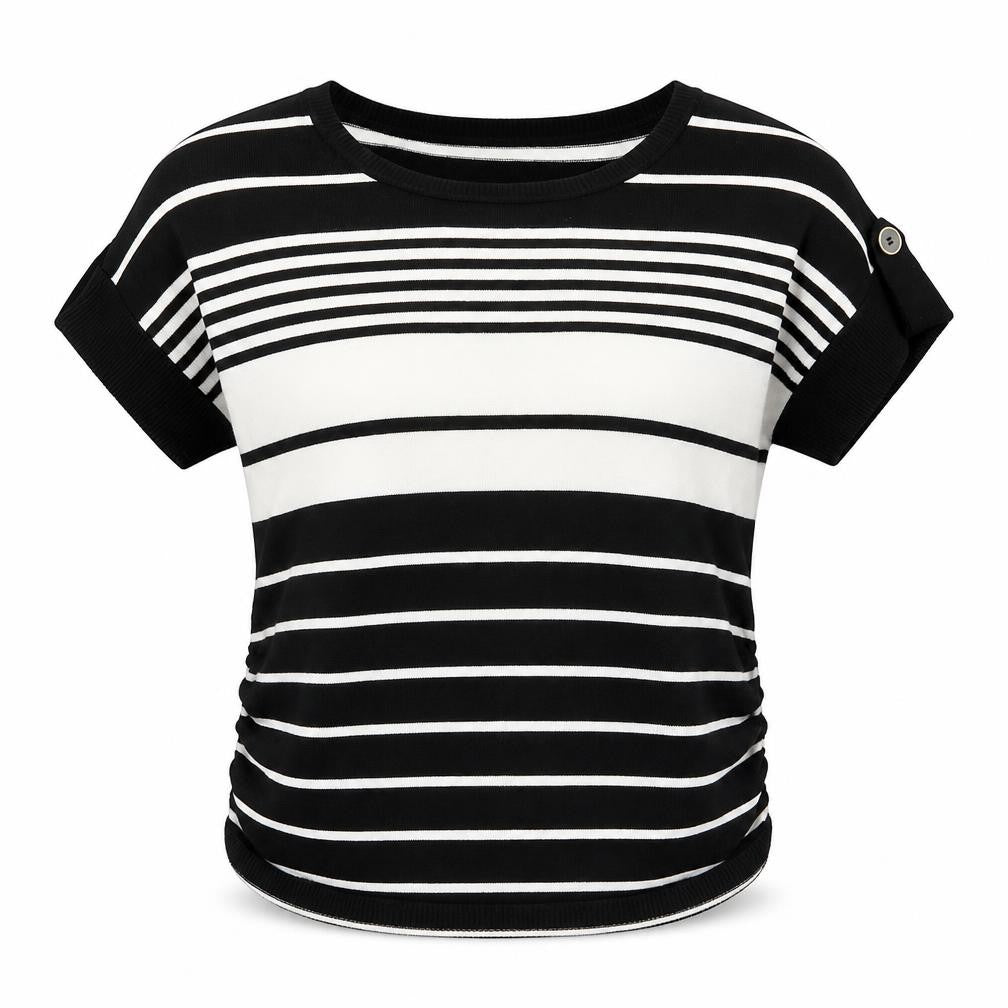 Roz & Ali Womens Multicoloured Striped Knit Pullover Jumper Size M