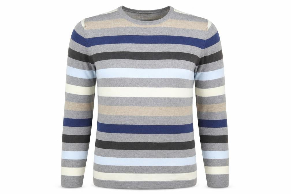 Parkes Womens Multicoloured Striped Knit Pullover Jumper Size M