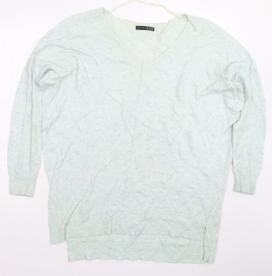 Atmosphere Womens Green  Knit Pullover Jumper Size M  - Oversized
