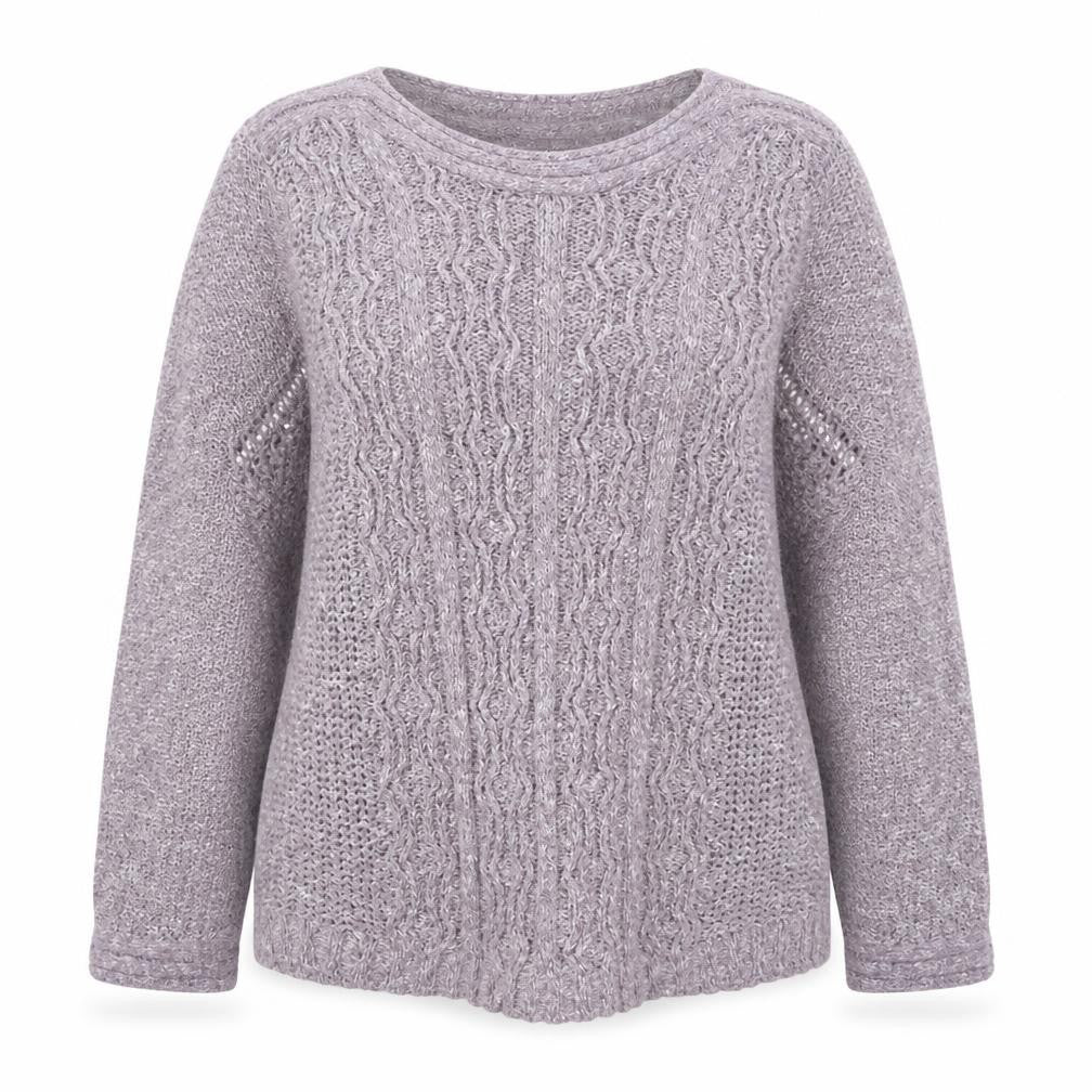 Bonmarché Womens Grey Knit Pullover Jumper Size L