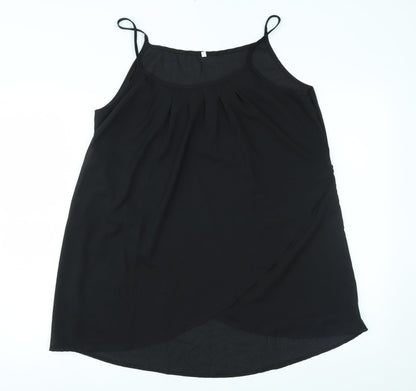 Preworn Womens Black   Basic Tank Size L