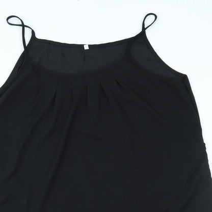 Preworn Womens Black   Basic Tank Size L