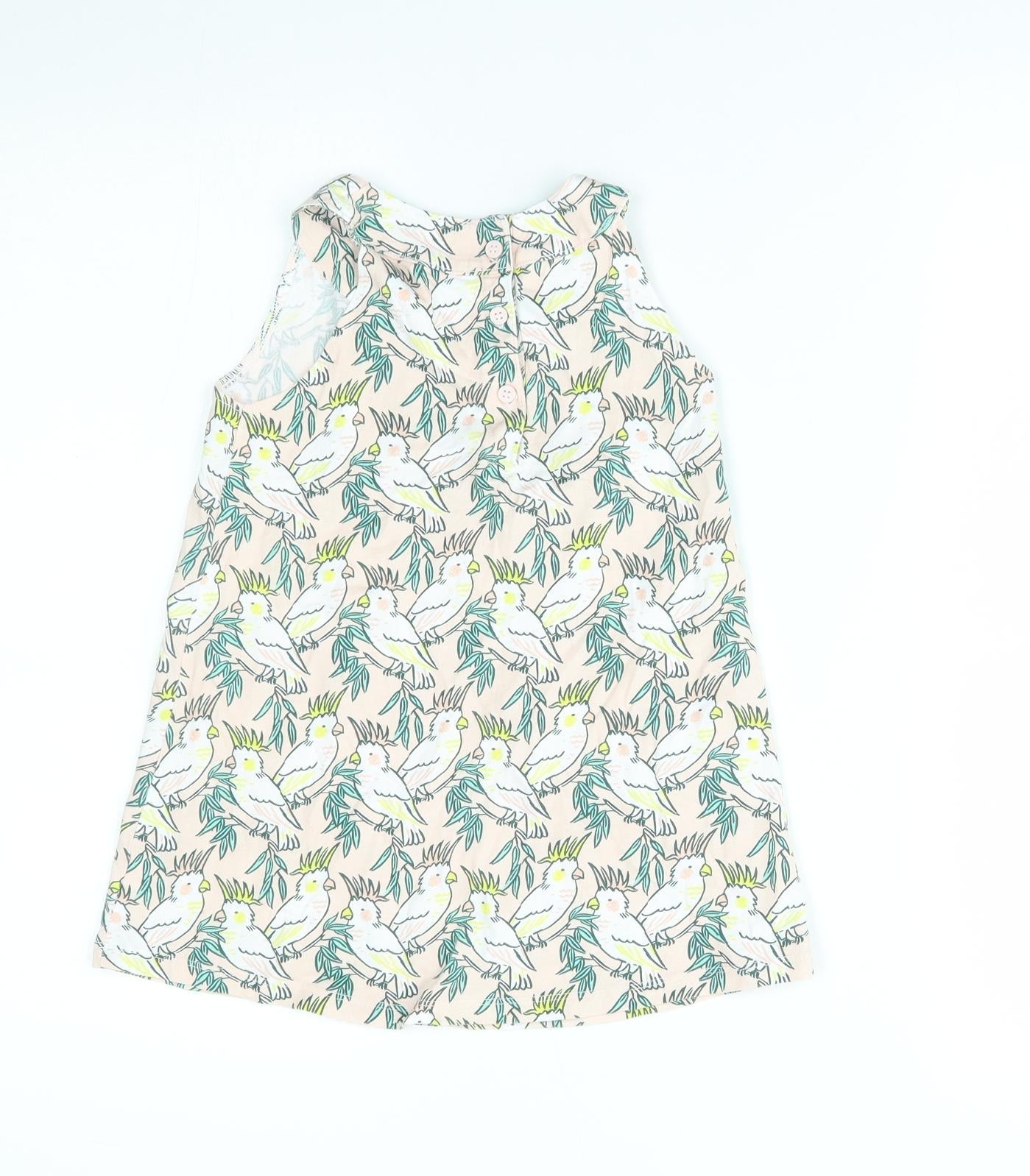 Mini Club Girls Pink Floral  Trapeze & Swing  Size 4-5 Years