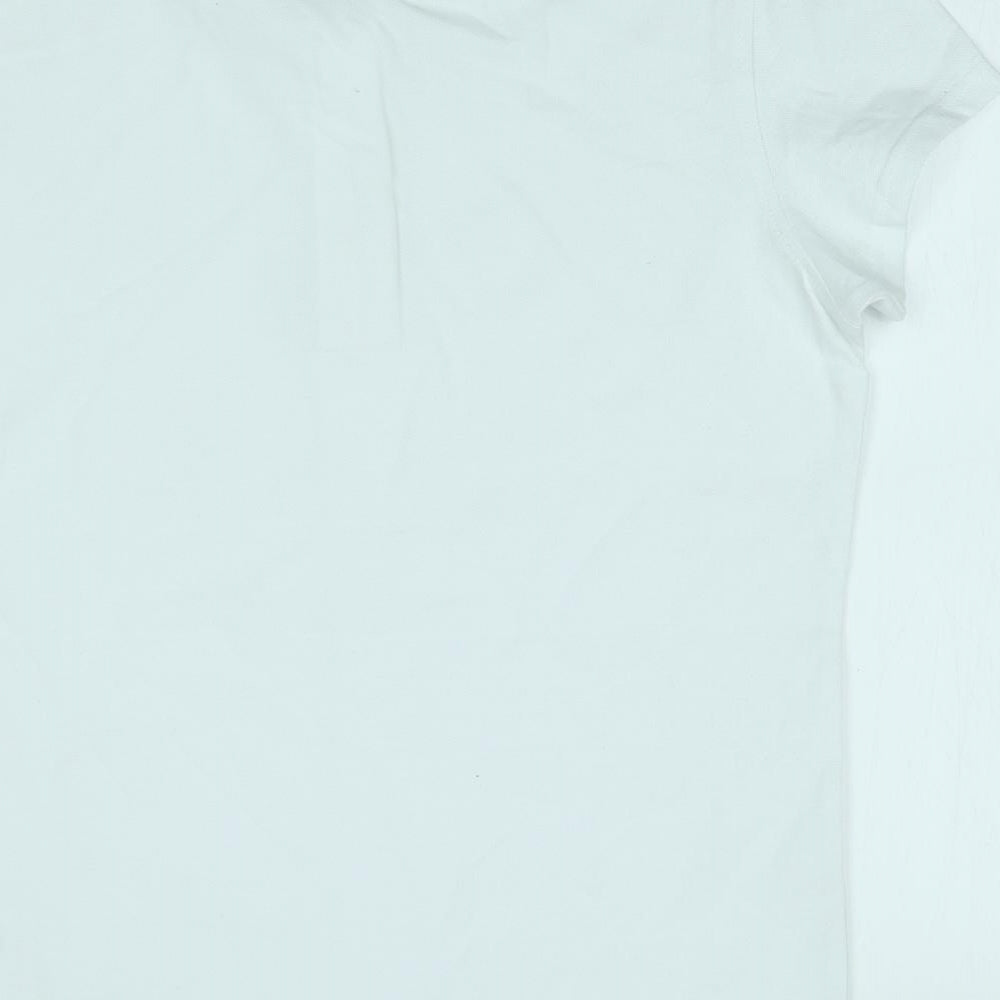 George Girls White   Basic Polo Size 14-15 Years