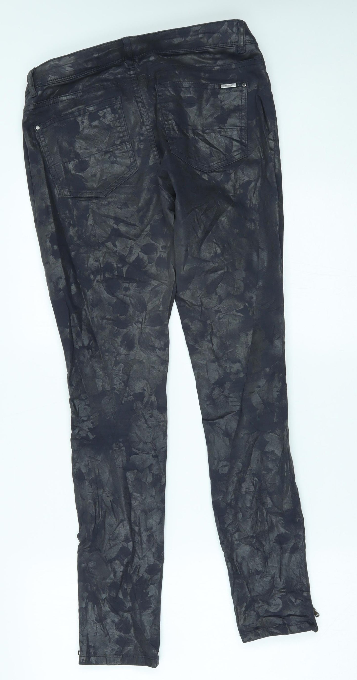 ORSAY Womens Black   Straight Jeans Size 10 L28 in