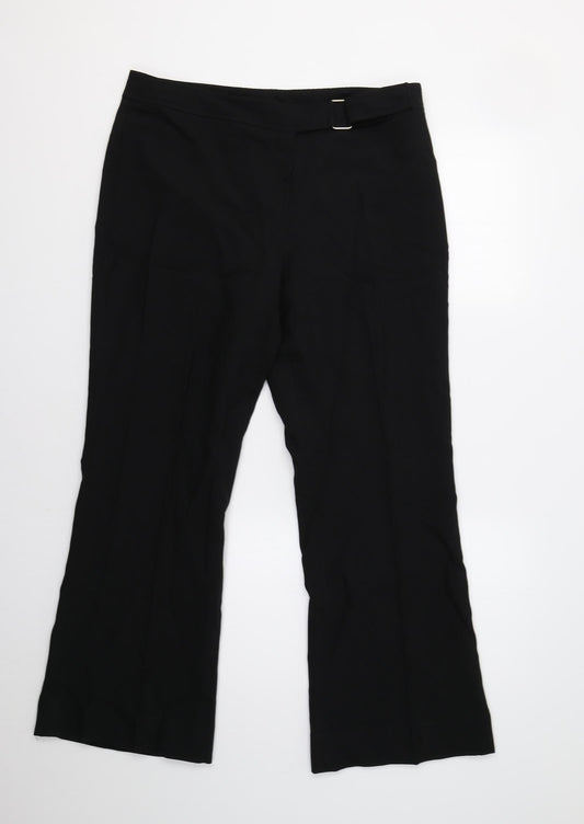 Evie Womens Black   Dress Pants Trousers Size 14 L29 in