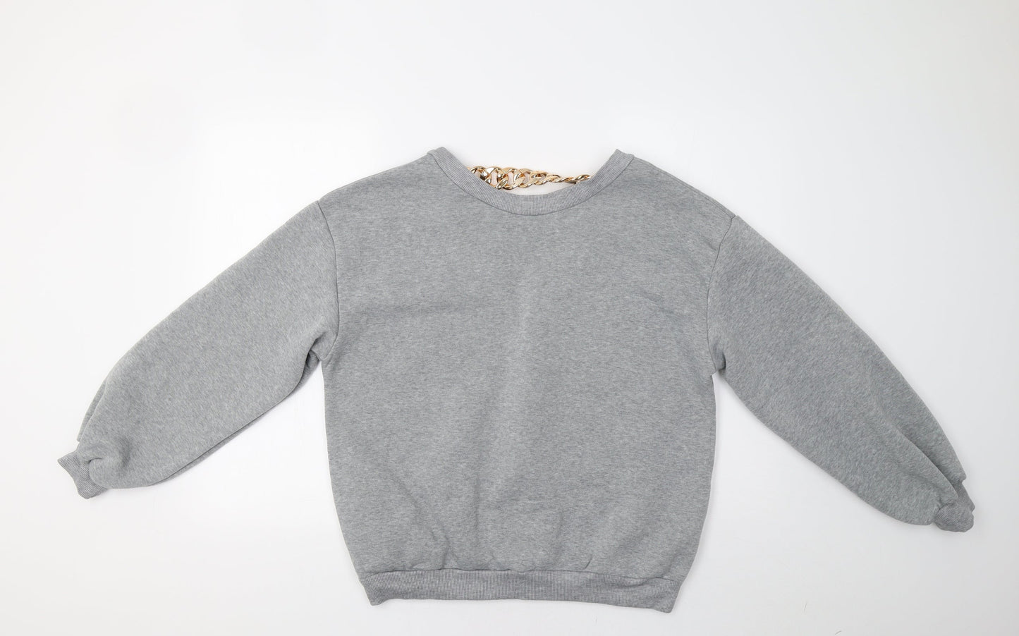 Cherry Koko Womens Grey   Pullover Sweatshirt Size M  - Golden Chain